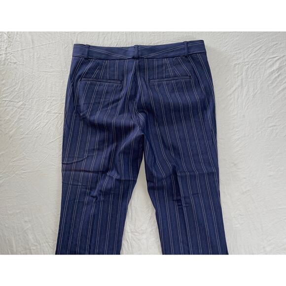 Banana Republic Sloan Curvy Fit Stretch Chino Pants. Blue Stripe, Women's 8 EUC - Picture 8 of 9